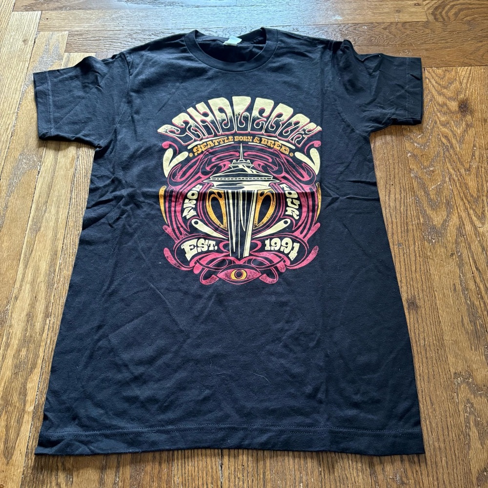 Candlebox “Seattle Born & Bred” 2024 Tour T-Shirt Black Size S – Rock Band